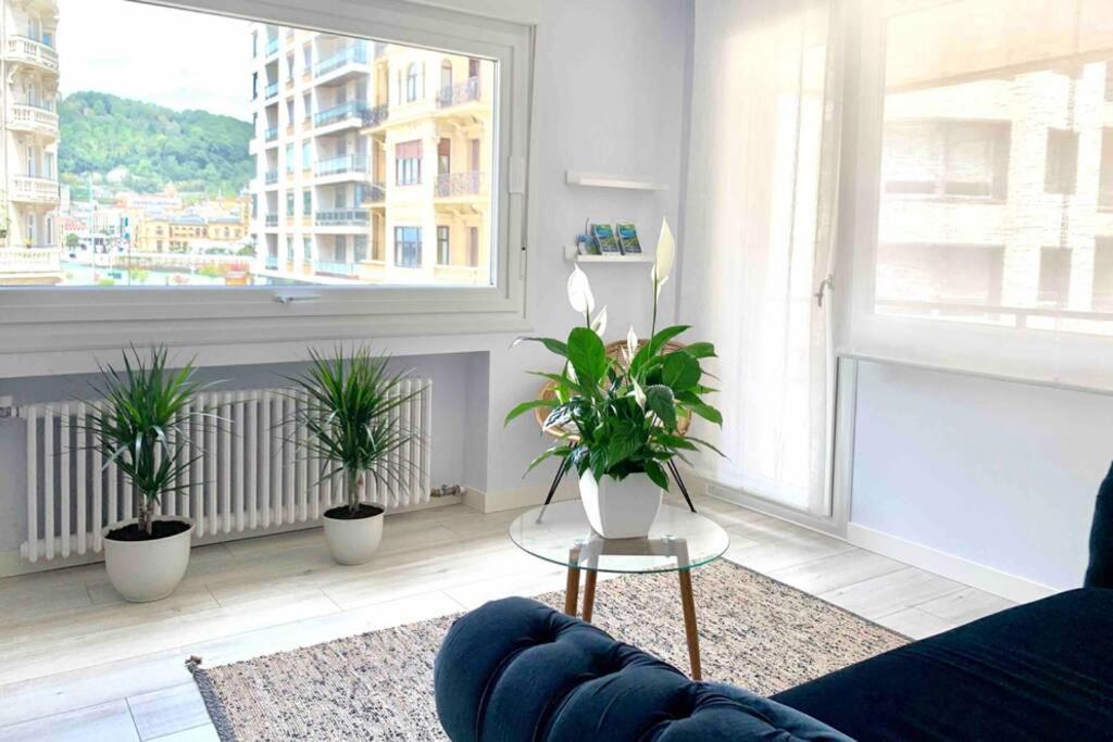 New Gorgeous Central Apartment - Beachfront - 3 Bd サン・セバスティアン エクステリア 写真